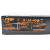 ifm efector induktiver Sensor IF-3004-ANKG OVP