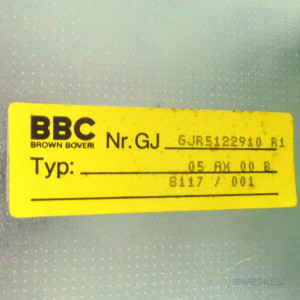 BBC Rack GJR5122910R1 Typ 05AX00B 8117/001 GEB