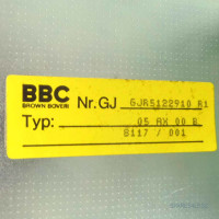 BBC Rack GJR5122910R1 Typ 05AX00B 8117/001 GEB