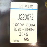 Ferraz-Shawmut Sicherungsschalter J220072 bestückt mit 2 Sicherungen 12A GEB