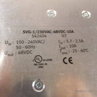 Festo Netzteil SVG-1/230VAC-48VDC-10A 542404 GEB