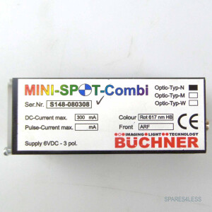 Büchner Mini-Spot-Combi Optic-Typ-N rot GEB