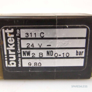 bürkert Magnetventil Typ 311C 24V 311-01.31 GEB