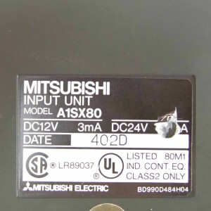 Mitsubishi Electric MELSEC Input Module A1SX80 GEB