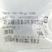 Harting Tüllengehäuse Han 6B-gs-M25 19300060546 OVP