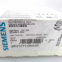 Siemens Leistungsschalter 3RV1011-0KA20 OVP