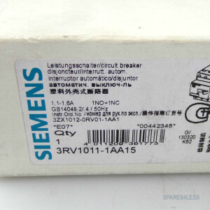 Siemens Leistungsschalter 3RV1011-1AA15 OVP