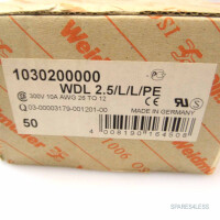 Weidmüller Reihenklemme WDL2.5/L/L/PE 1030200000 (49Stk.) OVP