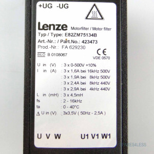 Lenze Motorfilter E82ZM75134B 423473 GEB
