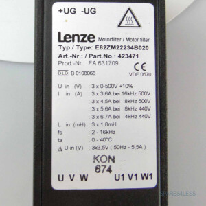 Lenze Motorfilter E82ZM22234B020 423471 GEB