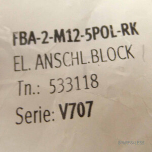 Festo El. Anschlussblock FBA-2-M12-5POL-RK 533118 OVP