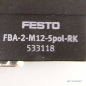 Festo El. Anschlussblock FBA-2-M12-5POL-RK 533118 OVP