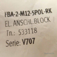 Festo El. Anschlussblock FBA-2-M12-5POL-RK 533118 OVP