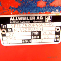 ALLWEILER AG Pumpe SFFR/A20R48Q9-W2 25bar GEB