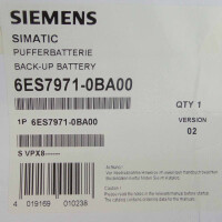 Simatic S7 Pufferbatterie 6ES7971-0BA00 OVP
