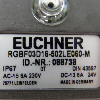 Euchner Reihengrenztaster RGBF03D16-502LE060-M 088738 OVP