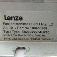 Lenze Funkentstörfilter E82ZZ22234B210 00450968 GEB