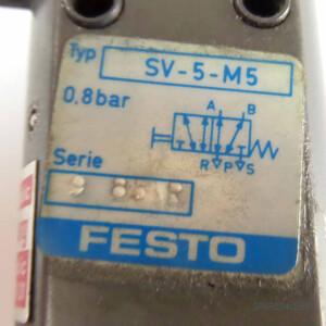 Festo Pneumatik-Steuerventil SV-5-M5 6820 GEB