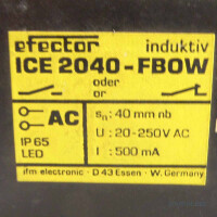 ifm efector induktiver Näherungsschalter ICE2040-FBOW OVP