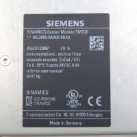 Siemens Sinamics Sensor Module SMC20 6SL3055-0AA00-5BA3 Vers.G GEB