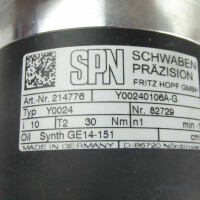 SPN Getriebe Art.Nr. 214776 Y00240106A-G i=10 NOV