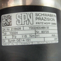 SPN Getriebe Art.Nr. 216428 Y00240046A-M  i=4 NOV