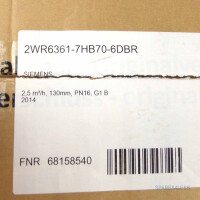 Siemens Wärmezähler 2WR6361-7HB70-6DBR OVP
