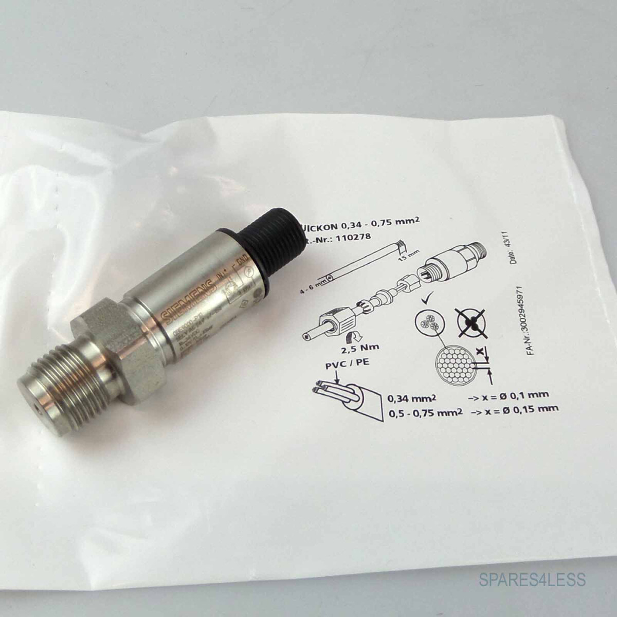 Siemens Relativdrucksensor QBE9000-P10 NOV