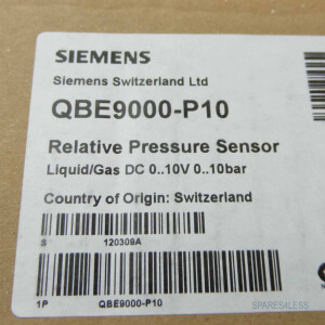 Siemens Relativdrucksensor QBE9000-P10 NOV