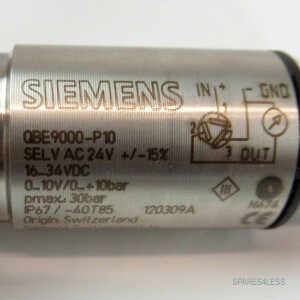Siemens Relativdrucksensor QBE9000-P10 NOV