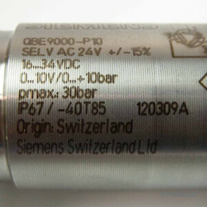 Siemens Relativdrucksensor QBE9000-P10 NOV