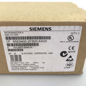 Siemens Micromaster 4 EMC Filter 6SE6400-2FB00-6AD0 OVP