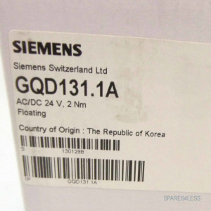 Siemens Luftklappen-Drehantrieb GQD131.1A OVP