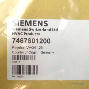 Siemens Kegelset VG41.25 Art.Nr. 7467601200 OVP
