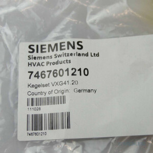 Siemens Kegelset VG41.20 Art.Nr. 7467601210 OVP