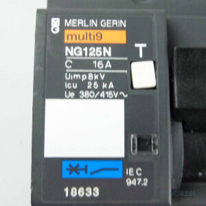 MERLIN GERIN multi9 Leistungsschalter NG125N 18633 16A GEB