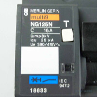 MERLIN GERIN multi9 Leistungsschalter NG125N 18633 16A GEB