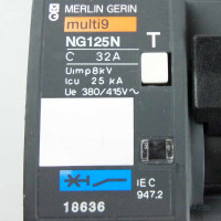 MERLIN GERIN multi9 Leistungsschalter NG125N 18636 32A GEB