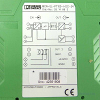 Phoenix Contact MCR-Temperaturmessumformer MCR-SL-PT100-I-DC-24 2814883 GEB