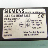 Siemens Positionsschalter 3SE5234-0HC05-1AC4 #K2 GEB