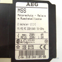 AEG Motorschutz-Relais MSS 910-344-105-00 GEB
