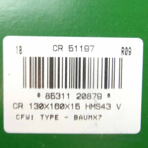 CR Oil Seal HMS43V 130x160x15 51197 OVP