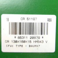 CR Oil Seal HMS43V 130x160x15 51197 OVP