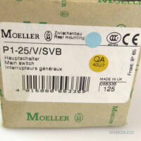 Klöckner Moeller Hauptschalter P1-25/V/SVB 055335 OVP