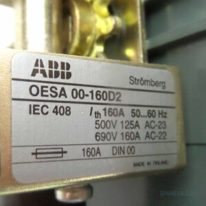 ABB Fuse Switch OESA 00-160D2 / 170M1561 GEB
