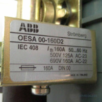 ABB Fuse Switch OESA 00-160D2 / 3NE8015-1 GEB