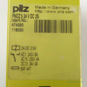 Pilz Sicherheitsschaltgerät PNOZ 5 24VDC 2S 474590 GEB