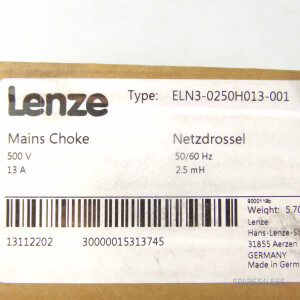 Lenze Netzdrossel ELN3-0250H013-001 OVP