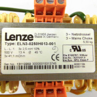 Lenze Netzdrossel ELN3-0250H013-001 OVP