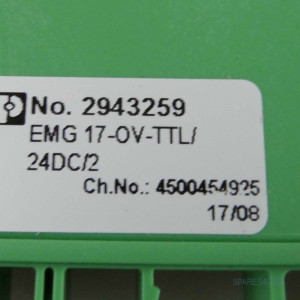 Phoenix Contact Relaismodul EMG 17-OV-TTL/ 24DC/2  2943259 GEB